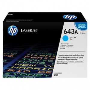 Cartus toner HP 643A Cyan Q5951A - ACOMI.ro