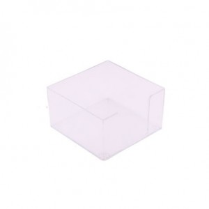 Suport cub de hartie transparent, 9x9x5cm, ARK