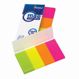 Post-It Index 4 cul/set 20x50mm hartie, Forpus - ACOMI.ro