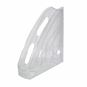 Suport vertical din plastic, fumuriu, FLARO - ACOMI.ro