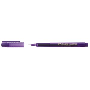 Liner 0.8mm, violet, Broadpen 1554 Faber-Castell - ACOMI.ro