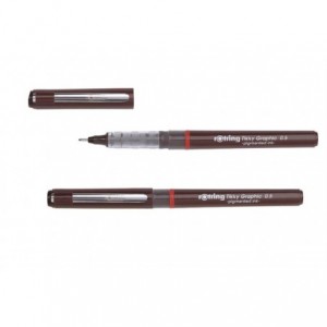 Liner graphic, 0.7 mm, negru, Tikky Rotring - ACOMI.ro