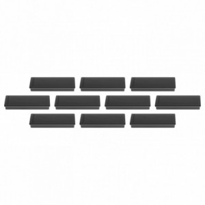 Magneti 54x19x8mm, negru 10 buc/set, rectangulari MAGNETOPLAN - ACOMI.ro