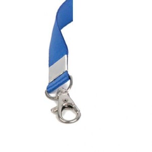 Lanyard textil 2x45 cm albastru, FORPUS - ACOMI.ro