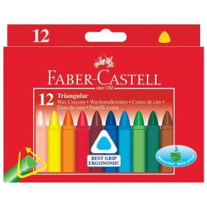 Creioane cerate Triunghiulare Faber-Castell