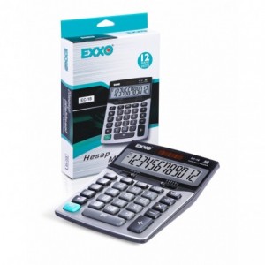 Calculator 12 digits, 178 x 126mm, EXXO dual power · ACOMI.ro