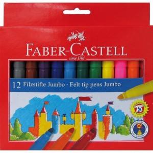 Carioca 12 culori/set, Jumbo Faber-Castell - ACOMI.ro