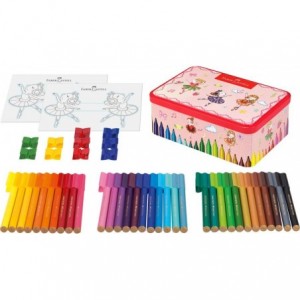 Carioca 33 culori/set Ballerina Box Connector Faber-Castell - ACOMI.ro