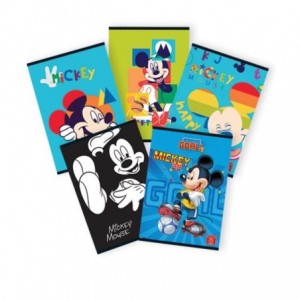 Caiet capsat A5 24 file, Tip 2 Premium Mickey  Pigna - ACOMI.ro