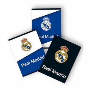 Caiet capsat A5 80 file, matematica, Premium Real Madrid Pigna - ACOMI.ro