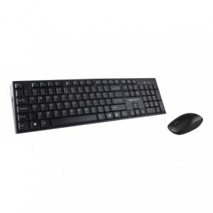 Kit Serioux NK9800WR Wireless : Tastatura + Mouse, negru - ACOMI.ro