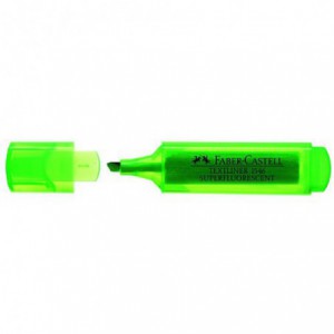 Textmarker Superfluorescent 1546 Faber Castell - verde