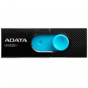 Memorie USB  UV220 16GB, negru/albastru, ADATA - ACOMI.ro