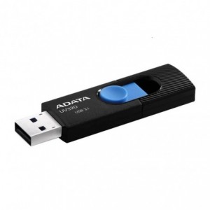 Memorie USB 32GB AUV320, negru/albastru, ADATA - ACOMI.ro