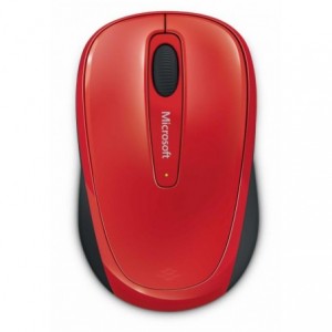 Mouse Wireless Microsoft Mobile 3500, rosu - ACOMI.ro