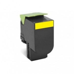 Cartus toner Lexmark 80C2HYE, yellow, 3 k - ACOMI.ro