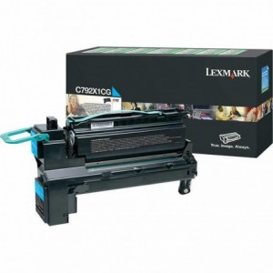 Cartus toner Lexmark C792X1CG, cyan, 20 k - ACOMI.ro