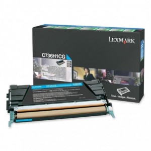 Cartus toner Lexmark C736H1CG, cyan, 10 k - ACOMI.ro