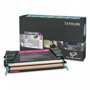 Cartus toner Lexmark C736H1MG, magenta, 10 k - ACOMI.ro