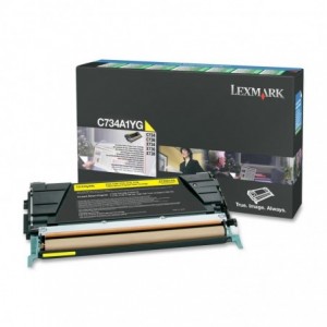 Cartus toner Lexmark C734A1YG, yellow, 6 k - ACOMI.ro