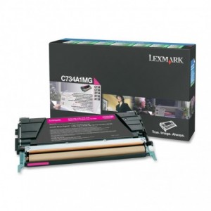 Cartus toner Lexmark C734A1MG, magenta, 6 k - ACOMI.ro