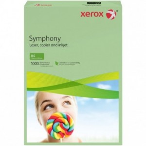 Hartie A4 verde Mid, 80 g/mp, 500 coli/top, XEROX Symphony - ACOMI.ro