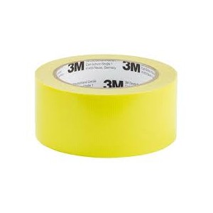 Banda adeziva duct tape 3M extra strong, galben neon, 48mmx10m - ACOMI.ro