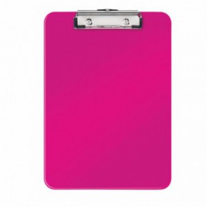 Clipboard simplu A4 roz-metalizat, plastifiat PVC, LEITZ Wow