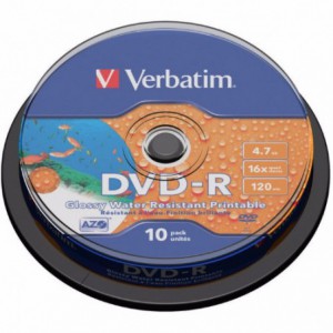 DVD-R Verbatim, 16x, 4.7 GB - Matt Silver, 10 buc/bulk VER43523