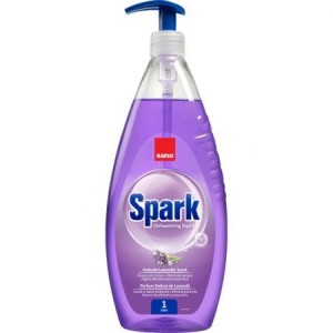 Detergent igienizant de vase, cu pompita, SANO SPARK LAVANDA 1000ml - ACOMI.ro