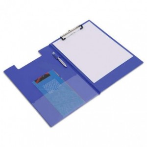 Clipboard dublu RAPESCO A4, albastru· ACOMI.ro