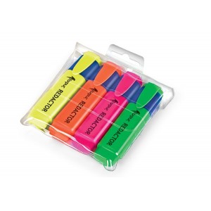 Textmarker 4 culori/set, 2-5mm, FORPUS REDACTOR · ACOMI.ro