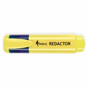 Textmarker 2-5mm, galben, FORPUS REDACTOR · ACOMI.ro