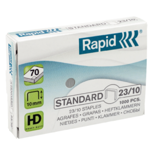 Capse 23/10, max. 70 coli RAPID Standard - ACOMI.ro