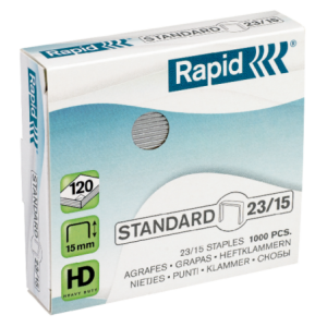 Capse 23/15, max. 120 coli RAPID Standard - ACOMI.ro